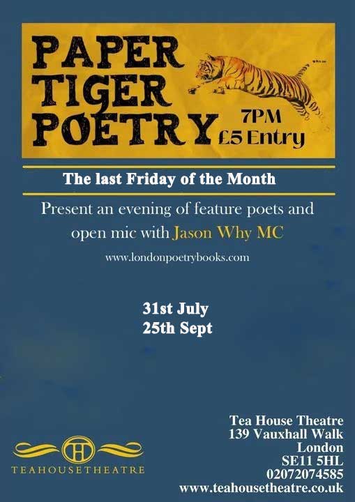 Breaking News Paper Tiger Poetry