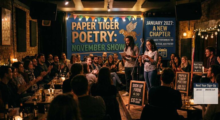 breaking News Paper Tiger Poetry